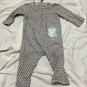 Toddler girl Romper. Adorable with little owl.